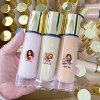 Fond de teint liquide à couverture complète fond de teint crème solaire SPF15 fond de teint liquide étanche pour femme pour le maquillage du visage