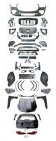 Kit carrosserie pour Benz 2013-2019 GL/GLS W166, mise à niveau W167 2024 GLS Maybach, kit carrosserie avant arrière, pare-chocs, ailes, diffuseur, tuyau d'échappement