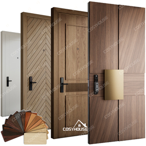 <span class=keywords><strong>Porte</strong></span> en bois, acier et <span class=keywords><strong>aluminium</strong></span> moderne pour l'intérieur et l'extérieur, pour chambres, maisons, villas, entrée principale, design d'entrée principale - Product Image 4