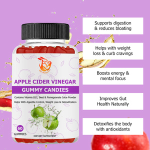 Gomitas de Vinagre de Sidra de Manzana con Etiqueta Personalizada para la Pérdida de Peso, Control del Apetito y Pérdida de Grasa, Gomitas Keto ACV para Adultos - Product Image 2