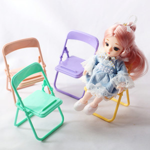 <span class=keywords><strong>Chaise</strong></span> <span class=keywords><strong>pliante</strong></span> pour maison de poupée, décoration de maison de poupée, accessoires pour poupées, vente en gros par le fabricant - Product Image 3