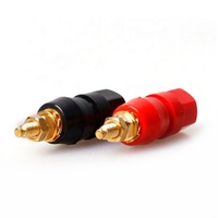 Connecteur audio femelle BSSY)M5, prise jack 4 mm, borne de liaison