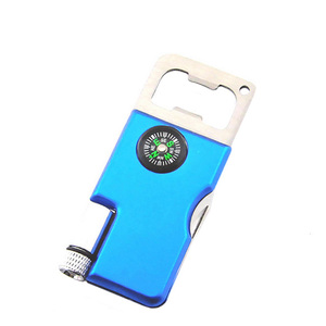 Mini đa chức năng mở chai LED ánh sáng Keychain với la bàn và dao nhỏ - Product Image 3