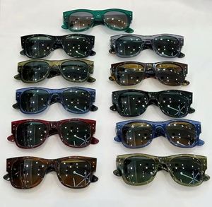 Gafas de Sol de Alta Calidad con Forma Punk, Montura Cuadrada Gruesa de Acetato, Gafas de Sol Polarizadas de Diseño para Mujer y Hombre - Product Image 2
