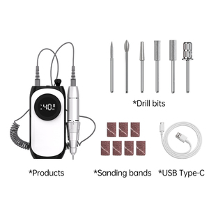 Máy đánh bóng móng tay điện cầm tay <span class=keywords><strong>2025</strong></span> với màn hình LED và màn hình hiển thị 28000 vòng/phút là một sản phẩm mới - Product Image 5