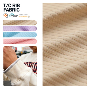 ผ้าถักยางยืดคอตตอนโพลีเอสเตอร์ 4x2 แบบไร้ตะเข็บ สำหรับเสื้อผ้า - Product Image 1