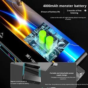 2025 Phiên Bản Thông Minh Hiển Thị Kỹ Thuật Số Bốn Chức Năng Brass Hệ Thống Vòi Hoa Sen Ánh Sáng Môi Trường Xung Quanh Và Tăng Cường Đầu Vòi Hoa Sen - Product Image 5