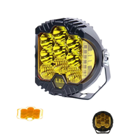 Nuevos Faros Delanteros de Tres Lados de 7 Pulgadas para Camiones, Vehículos Grandes, Vehículos Todoterreno, Alta Luminosidad, Luz Diurna Blanca Natural, 12V-24V