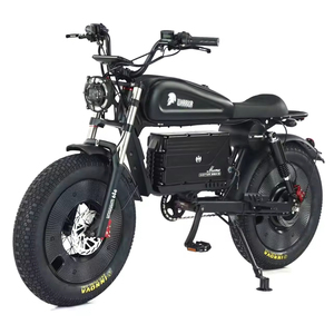Bicicleta Eléctrica Himoto de 3000w 60v 45ah con Batería de Litio, para Desplazamientos Urbanos, con Neumáticos Anchos y Accesorios, Color Negro Personalizado SK-2 Nuevo - Product Image 1