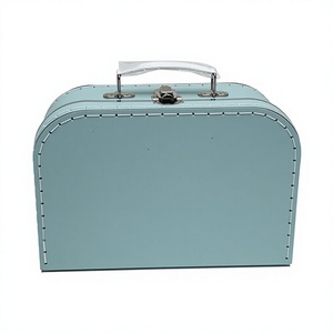Caja de Cartón Rígido con Forma de Maleta y Asa en Colores Pastel para Regalos y Manualidades - Product Image 5