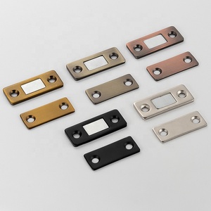Fermetures magnétiques modernes ultra-minces en acier inoxydable pour armoires tiroirs bricolage adhésif double face pour cuisine salon hôtel - Product Image 2