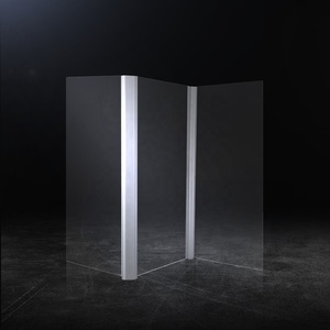 PC material transparente acordeón puerta corredera partición de cocina puerta corredera - Product Image 3