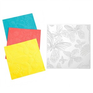 23087 6*6inch 3D dập nổi thư mục DIY Nhựa dập nổi thư mục bướm mô hình dập nổi thư mục thẻ làm và scrapbooking - Product Image 2