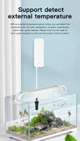 Capteur de température et d'humidité intelligent Tuya Zigbee avec sonde externe, hygromètre intelligent pour la maison, surveillance par application, réfrigérateur, plantes, aquarium