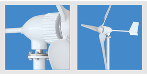 최대 출력 24v 48v 정격 800W 1000W 1KW 풍력 터빈 발전기 타입 M5 - Product Image 3
