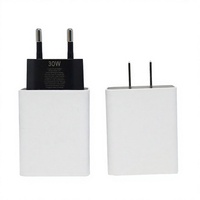Chargeur rapide 30W PD 3.0 Type-C avec protection OVP pour ordinateur portable et montre connectée 9/8/7/6/5 Pro/Pro XL/A 7A/6A/5A Adaptateur mural
