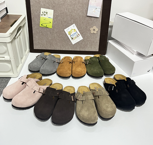 Sandalias Unisex Birken <span class=keywords><strong>Arizona</strong></span> de Corcho y Ante con Doble Hebilla, Soporte de Arco, Casuales para Exteriores, Venta al por Mayor - Product Image 1