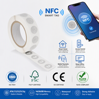 Étiquette/autocollant RFID vierge programmable sur mesure 13,56 MHz, enceinte RFID humide/sèche NFC213 NFC215 NFC216, autocollant de carte NFC