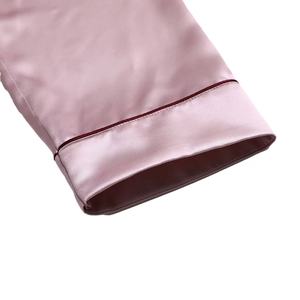 Pyjama <span class=keywords><strong>rose</strong></span> <span class=keywords><strong>en</strong></span> <span class=keywords><strong>soie</strong></span> pure pour femme, 2 pièces, <span class=keywords><strong>chemise</strong></span> d'été, style pyjama, <span class=keywords><strong>chemise</strong></span> de nuit, 2022, 22mm, 100% - Product Image 6