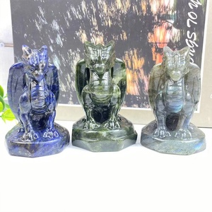 Cristallo di <span class=keywords><strong>energia</strong></span> naturale 7-8cm di alta qualità drago volante Multi materiale di pietra intaglio artigianale per bambini regalo decorazione - Product Image 6