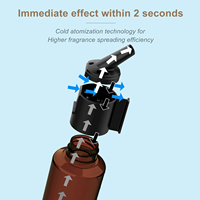 Diffuseur d'huiles essentielles double fonction anti-odeurs, contrôle par application, sans eau, écologique, pour hôtels et usage domestique