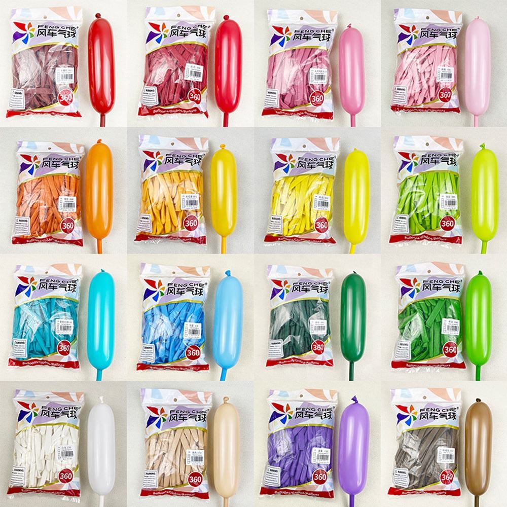 Wholesale FENGCHE Happy Birthday Party Decoration Item Latex Plain Modelling Magic 360 Long Balloon Parties Ballon Manufacturer
