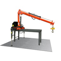 Rima maquinaria forestal Mini Camión grúa camión máquina de construcción recoger 1,3 toneladas mini camión grúa para la venta