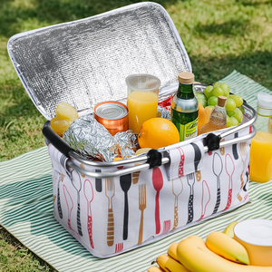 Oxford Thermal Cooler <b>Bag</b> 20L Insulated Waterproof Foldable Picnic Lunch Tote Outdoor Camping <b>Food</b> <b>Storage</b> <b>Bag</b> - Product Image 6