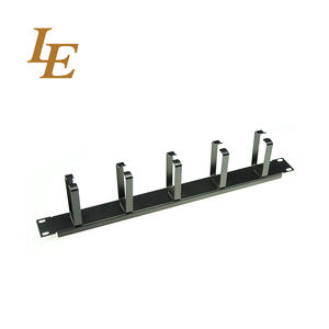 Panel de Gestión de Cables Premium de 19 Pulgadas 1U con Anillo en D Metálico para Racks de Servidores, Disponible en Stock - Product Image 4