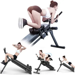 Wholesale Gym fitness equipment multi function abdominal sit up bench folding workout exercise