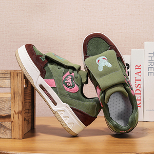 Nuevos Zapatos deportivos De plataforma para <span class=keywords><strong>Mujer</strong></span>, zapatillas De deporte gruesas informales De Primavera, zapatos De correr con plataforma De cuero Artificial, Zapatos De <span class=keywords><strong>Mujer</strong></span> - Product Image 2