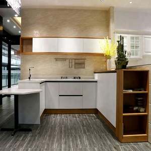 Muebles de Cocina de Lujo, Gabinetes de Cocina Empotrados Completos, Despensa Colgante Moderna, Unidades de Laca Blanca Eléctrica, Muebles de Cocina, Gabinete de Pared - Product Image 2