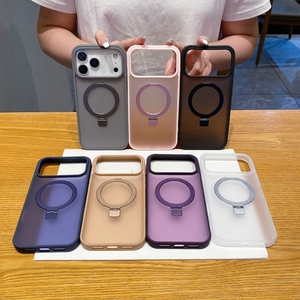 Fundas de Teléfono al por Mayor, Resistentes a Impactos, Magnéticas, con Soporte Giratorio 360°, Acabado Mate Esmerilado de Lujo para iPhone 18, 17, 15 Pro Max - Product Image 5