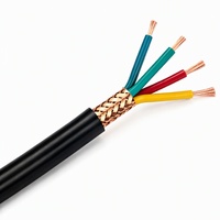 Câble blindé en fluoroplastique FFP F46 pour stockage à froid, câble électrique haute température 0,6/1 kV