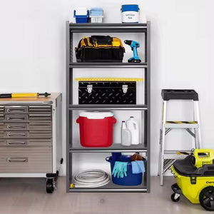 Étagères de rangement métalliques modernes à 5 niveaux, robustes et sans boulons, pour la maison et le magasin - Product Image 5