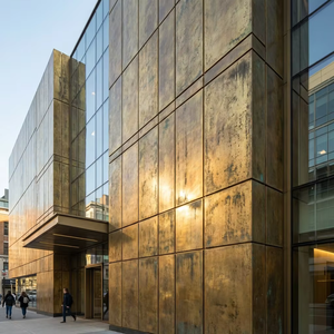 Custom Modern Antique Bronze Anodized Aluminum Veneer Eco-Friendly <strong>Decorative</strong> Curtain Wall Cladding <strong>Panel</strong> for <strong>Outdoor</strong> Building - Product Image 1