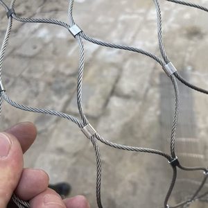 FengYoo Stainless Steel Garden Netting 12 Gauge 40X80 Deer Wire Fence -3Mesh- <strong>Safety</strong> Netting Animal <strong>Barrier</strong> Fence Poultry Nettin - Product Image 3