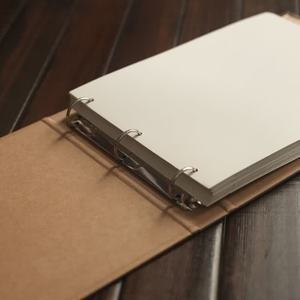 <span class=keywords><strong>Album</strong></span> <span class=keywords><strong>photo</strong></span> DIY à 3 anneaux B5, <span class=keywords><strong>pages</strong></span> vierges en carton blanc, carnet de croquis amovible, livre de messages et d'autographes pour étudiants - Product Image 6