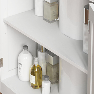 Chine <span class=keywords><strong>pas</strong></span> <span class=keywords><strong>cher</strong></span> petite taille moderne rustique classique <span class=keywords><strong>bois</strong></span> salle de bain piédestal sous évier vanité base armoire - Product Image 5
