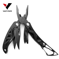 Couteau d'extérieur portable EDC 11-en-1 personnalisable OEM Multitool pour le camping, y compris ouvre-bouteille, qualité bricolage