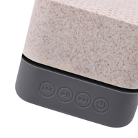 Mini Altavoz Portátil Inalámbrico BT, Ecológico, Biodegradable, de Paja de Trigo, Resistente al Agua, para Música, Computadora y Teléfono Móvil, Venta al Por Mayor