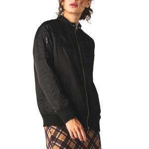 Chaqueta Bomber de Satén para Mujer, con Forro de Nailon Ecológico, Transpirable y Resistente al Viento, Cierre de Cremallera, Corte Regular, Otoño, Alta Calidad - Product Image 5