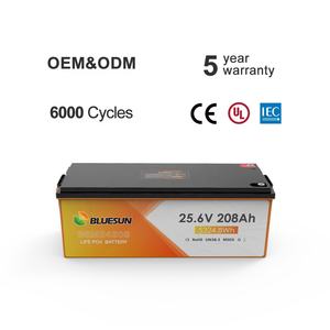 Bluesun แบตเตอรี่ LiFePO4 12V 24V สำหรับบ้าน UPS พลังงานแสงอาทิตย์อายุการใช้งานยาวนานและแหล่งจ่ายไฟที่เสถียร - Product Image 2