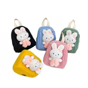 Cute Cartoon Rabbit Kindergarten kids school bag Mini kawaii Outdoor backpack for girls