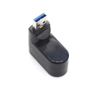 Usb splitter un glisser trois 3-port multi-fonction 7-mot rotatif convertisseur 3.0 hub - Product Image 4