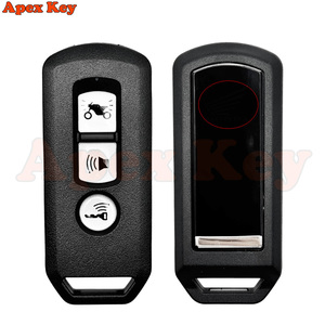 Control Remoto Inteligente para Motocicleta K96 K97 K77 K01/K35, Frecuencia FSK433, Chip 47, 3 Botones, Negro, Logotipo ABS - Product Image 5