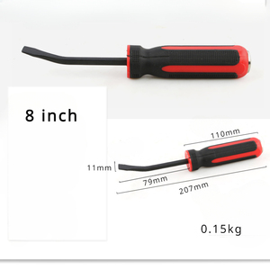 Barre <span class=keywords><strong>de</strong></span> levier à pointe coudée Barre <span class=keywords><strong>de</strong></span> levier à usage intensif avec poignée à capuchon antidérapant pour soulever des objets mobiles indiscrets - Product Image 2