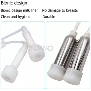 Máquina de Ordeño Eléctrica de un Solo Cubo de 5L para Vacas con 4 Receptores de Leche - Product Image 4