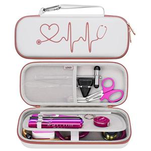 Étui rigide antichoc avancé pour stéthoscope d'étudiant, sac de transport médical robuste avec poignée et porte-stylo pour les professionnels de la santé - Product Image 1