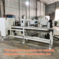 Machine de découpe automatique CNC verticale double extrémité PINLIANG, machine à scier double face avec cadre d'alimentation, haute précision 380V